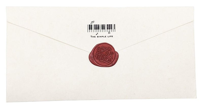 T-shin Vintage Retro Classical Wax Sealing Stamp Arts Crafts Romantic Symbol Wax Seal Stamp Metal Stamp Fancy Greetings for Wedding Invitation Letter (Gold-Thank You) - Image 2